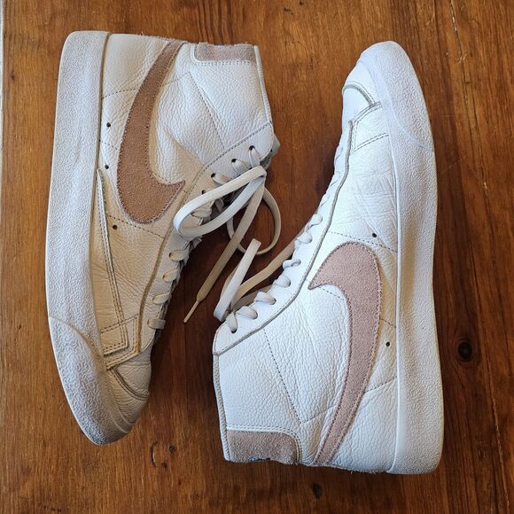 Nike Blazer '77 Vintage Mid White Pink Oxford Womens Size US 11 EU 45 - Picture 4 of 9